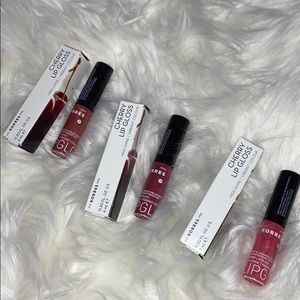 Korres cherry lip gloss trio